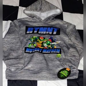 NWT Boys  TMNT Hoodie Size 6